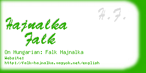 hajnalka falk business card